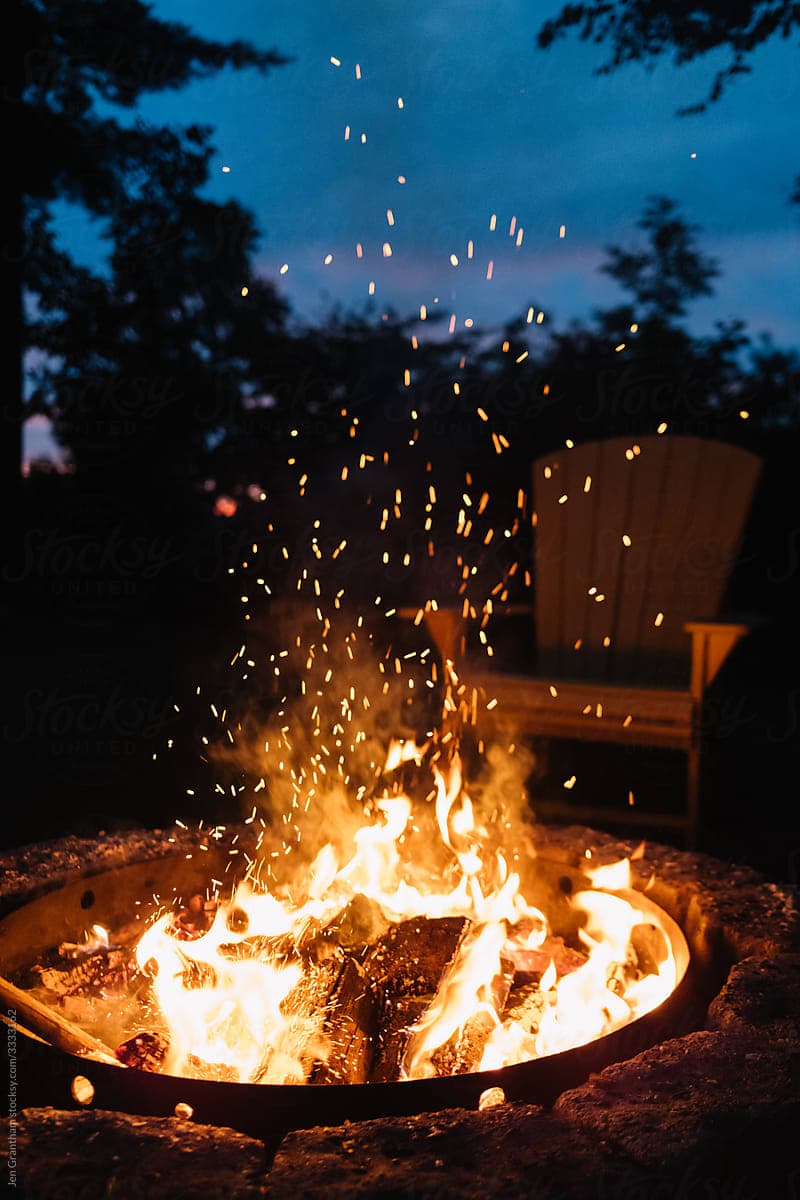 Fire pits for gathering